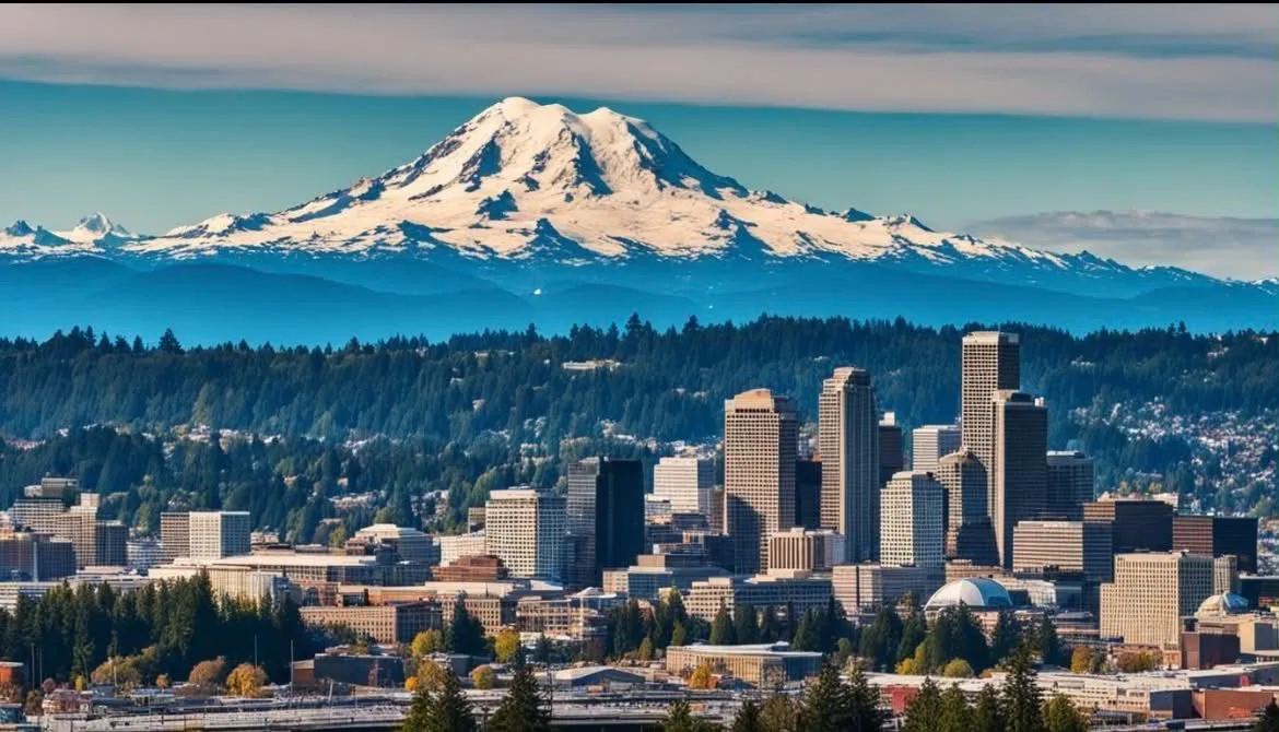 Mountain view near Tacoma